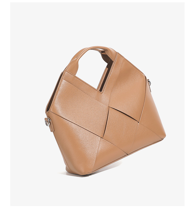 本革手編み斜め掛けショルダーバッグ