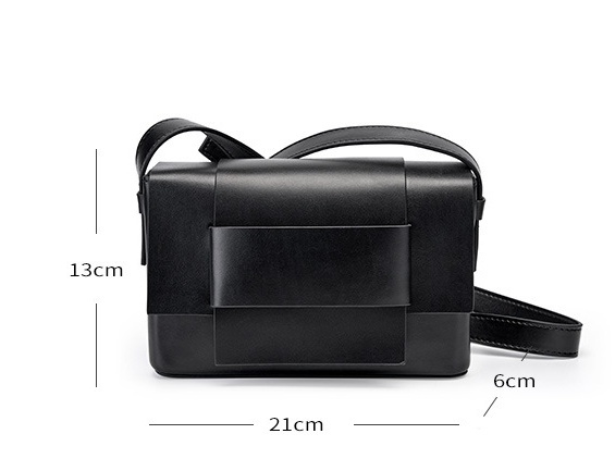 フラップ式 ミニショルダーバッグ |本革斜めがけバッグ