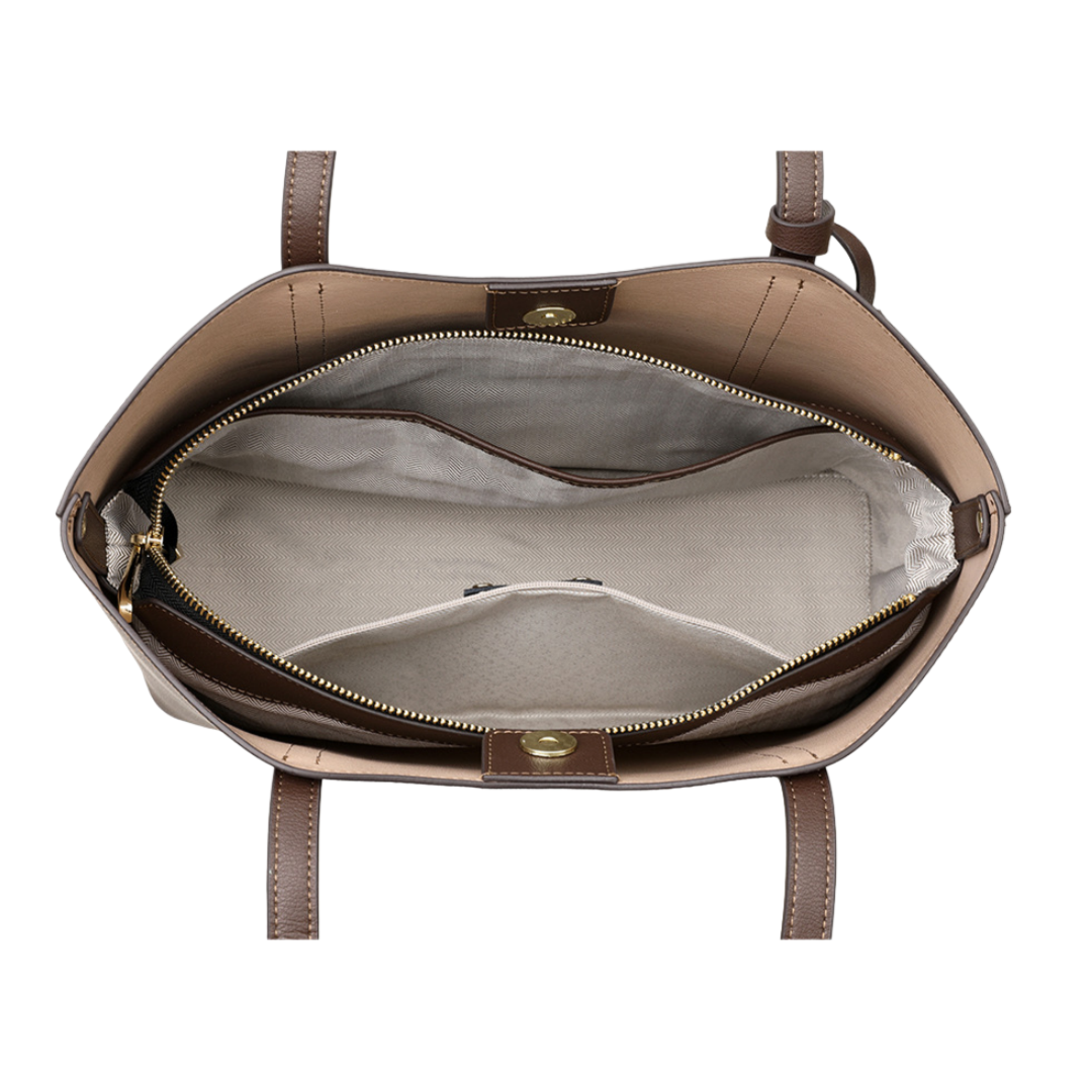 通勤に最適大容量牛革トートバッグ 