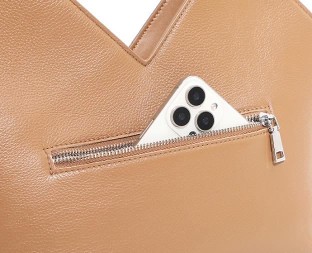 本革手編み斜め掛けショルダーバッグ