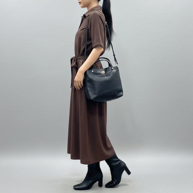 2way牛革斜め掛けバッグ