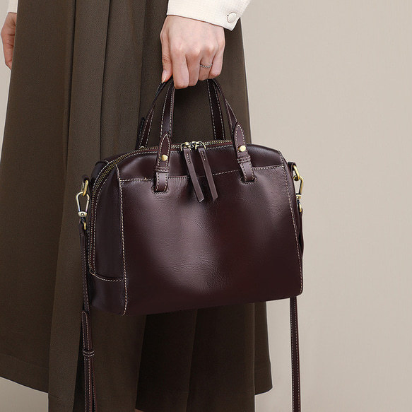 レザーバッグ|3WAY|牛革ハンドバッグ※牛革ショルダーバッグ