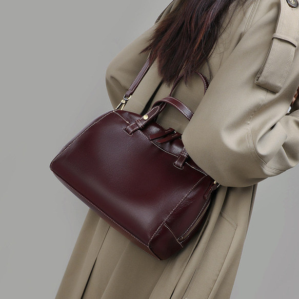 レザーバッグ|3WAY|牛革ハンドバッグ※牛革ショルダーバッグ