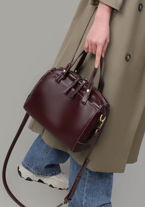 レザーバッグ|3WAY|牛革ハンドバッグ※牛革ショルダーバッグ