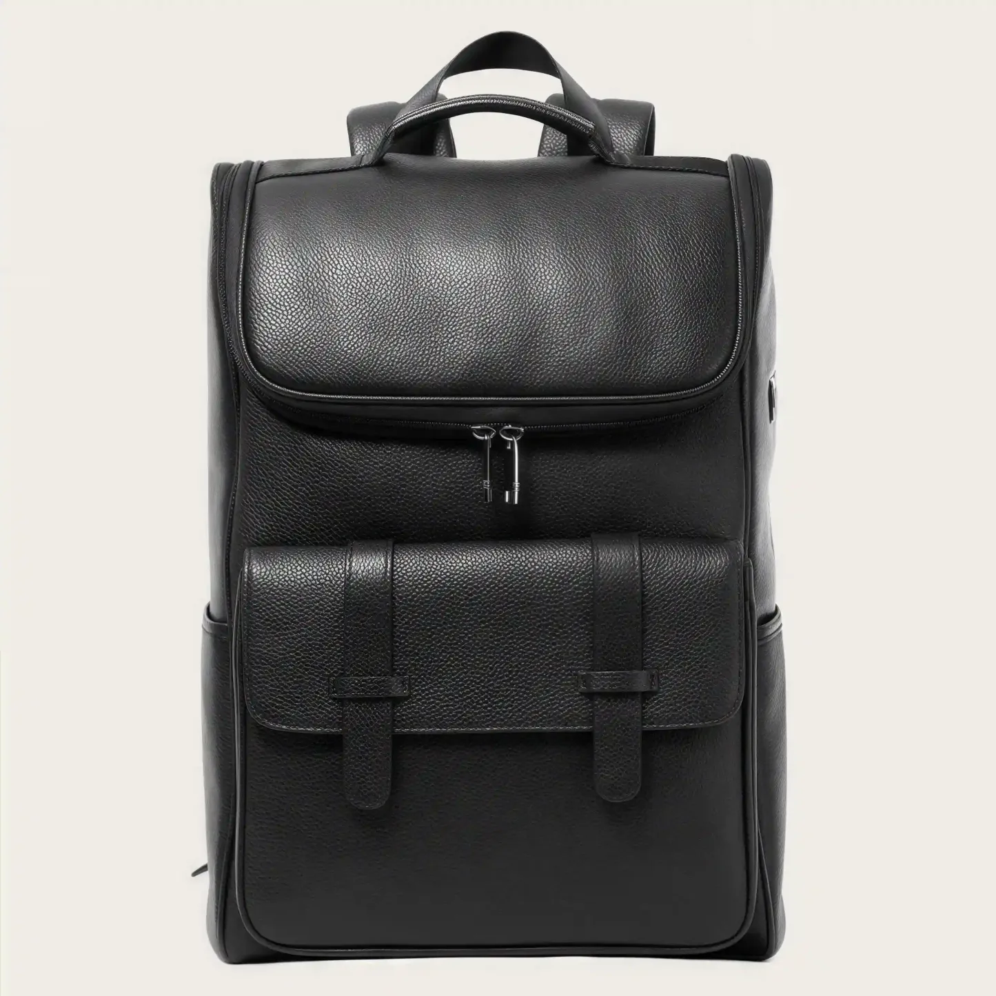 【ヴィンテージ風 】牛革バックパック 15.6 インチ PC 収納可｜大容量設計・通勤・旅行対応|