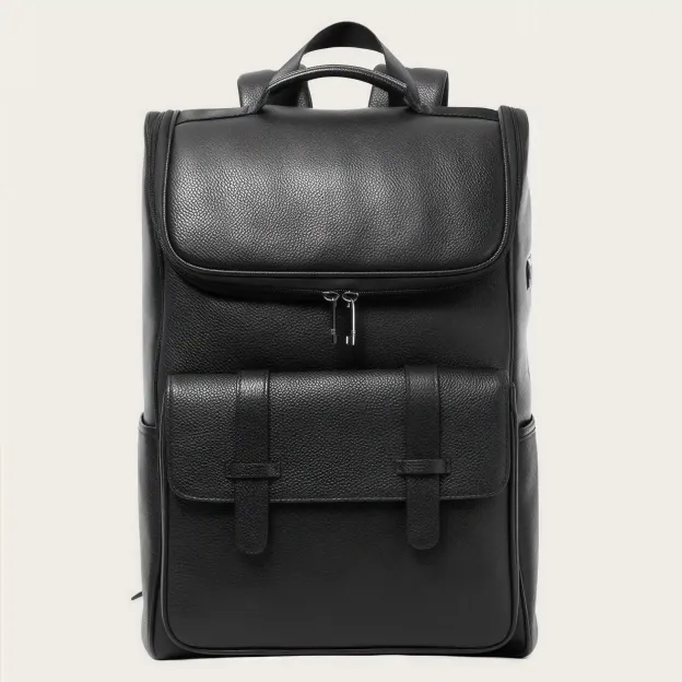 【ヴィンテージ風 】牛革バックパック 15.6 インチ PC 収納可｜大容量設計・通勤・旅行対応|