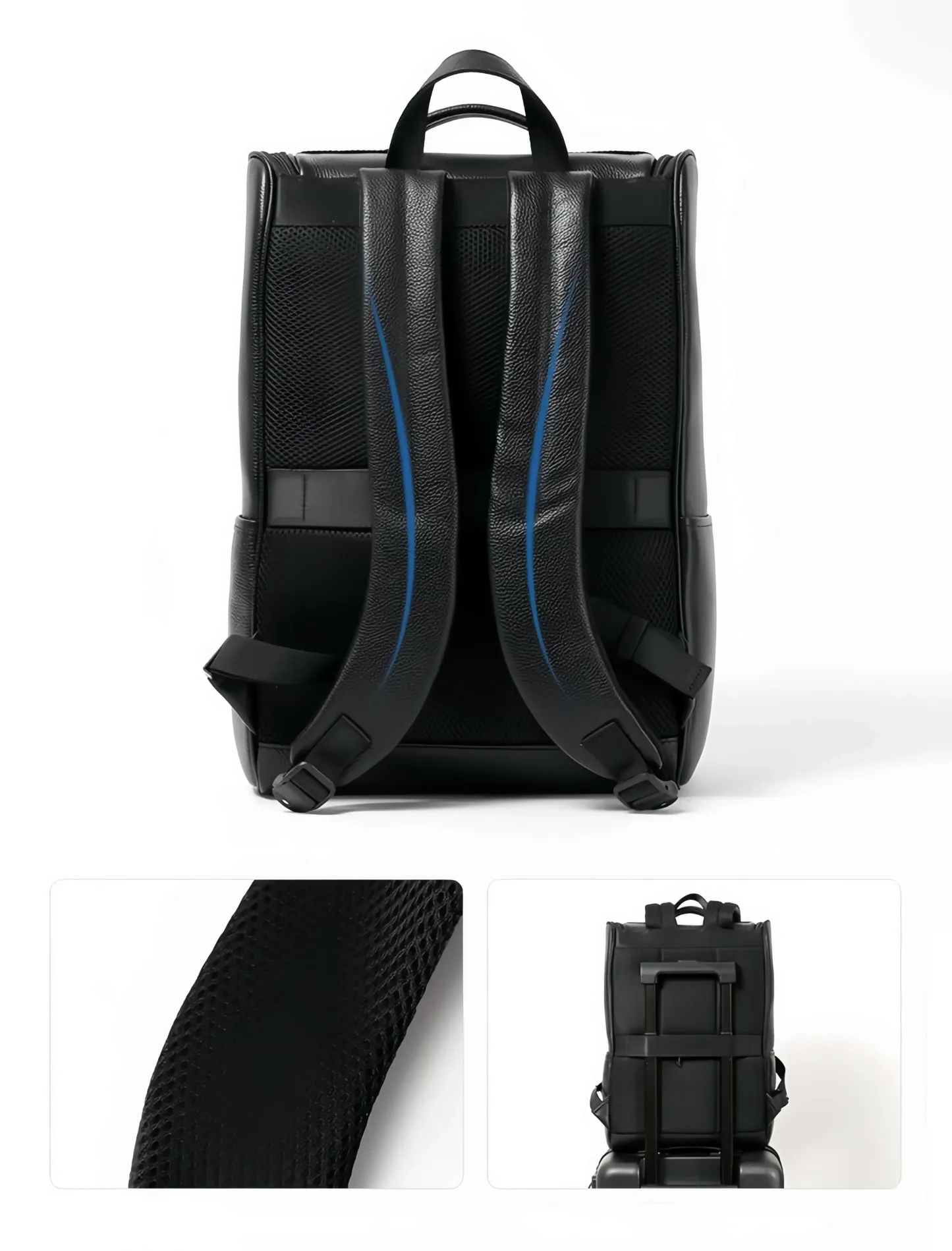 【ヴィンテージ風 】牛革バックパック 15.6 インチ PC 収納可｜大容量設計・通勤・旅行対応|