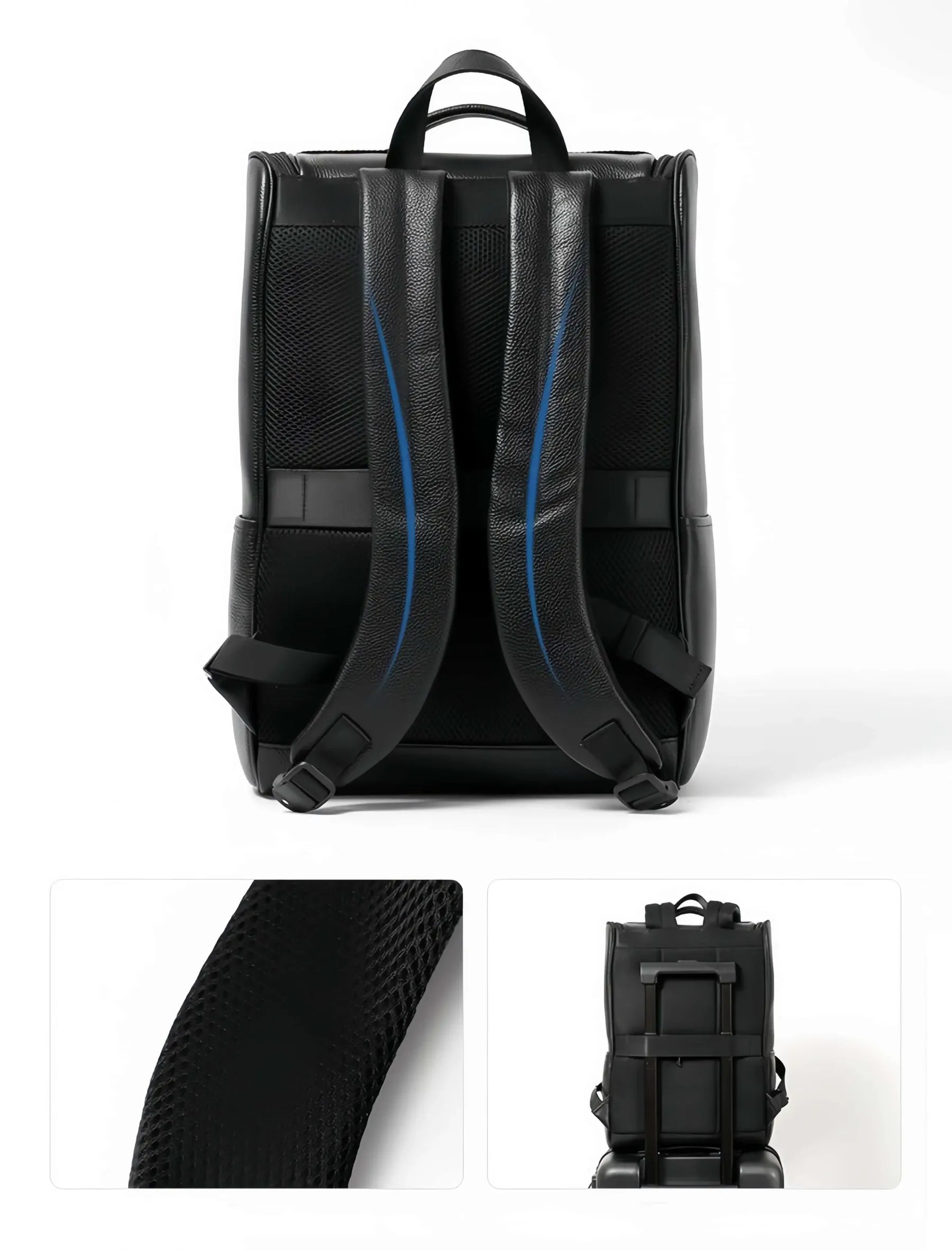 【ヴィンテージ風 】牛革バックパック 15.6 インチ PC 収納可｜大容量設計・通勤・旅行対応|