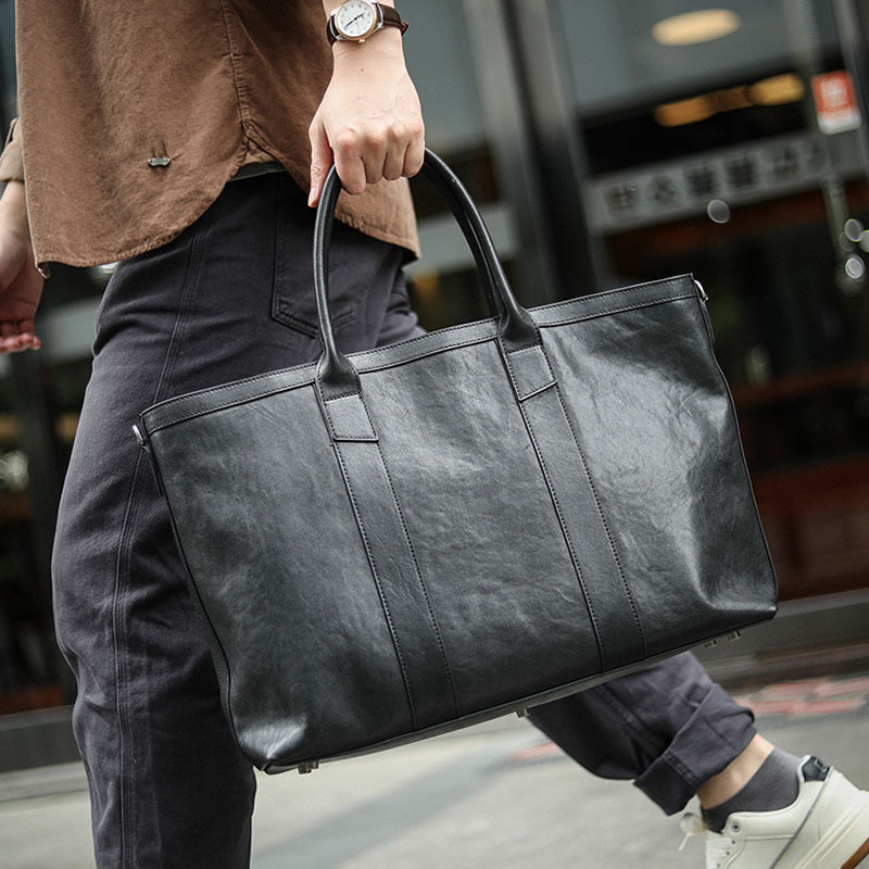 大型の植物鞣し牛革トートバッグは-TT806900HD