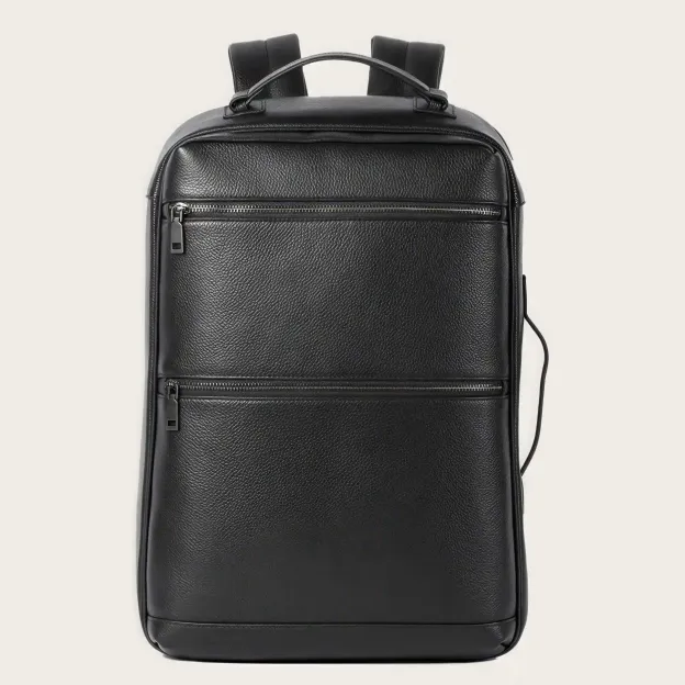 「横持ち・縦持ち・肩掛け」3WAY|牛革のビジネスリュック|大容量|ビジネス通勤に最適
