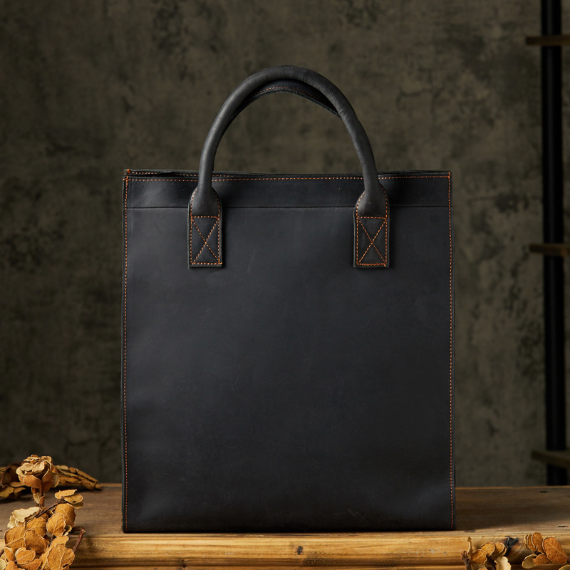 牛革のビジネスハンドバッグ|シングルショルダー・クロスボディ