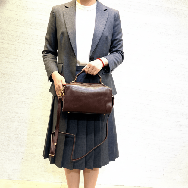 4色展開本革ボストンバッグ|厚手牛革