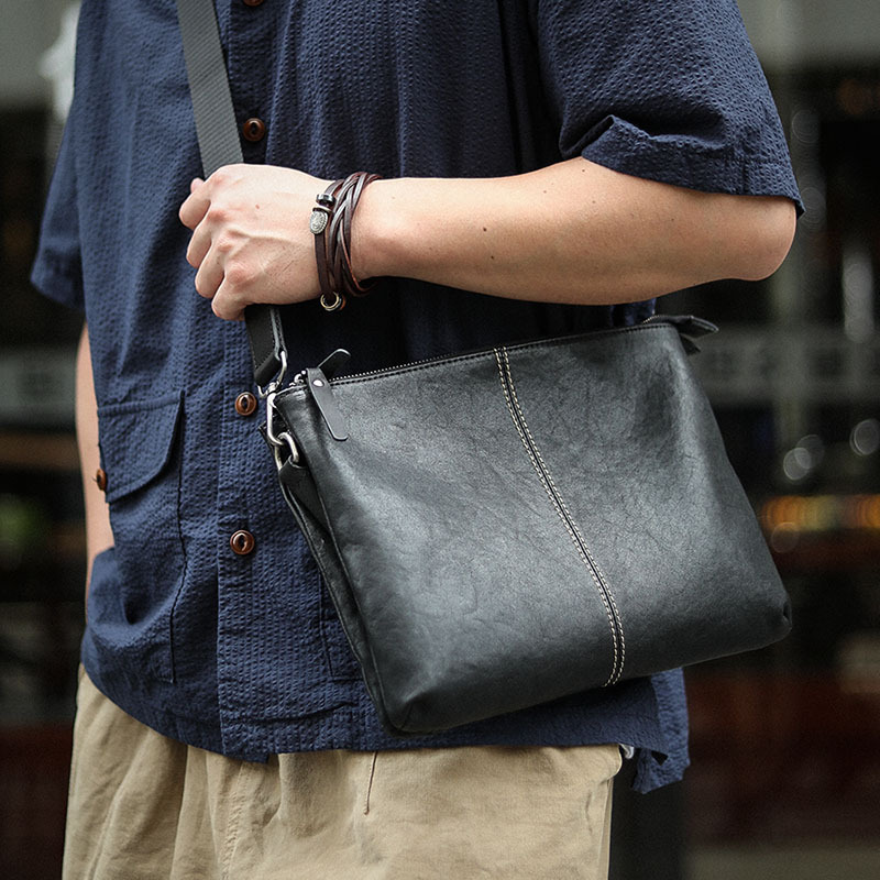 植物タンニン鞣しの天然牛革製単肩斜ショルダーバッグ/本革手包XK3069787HD