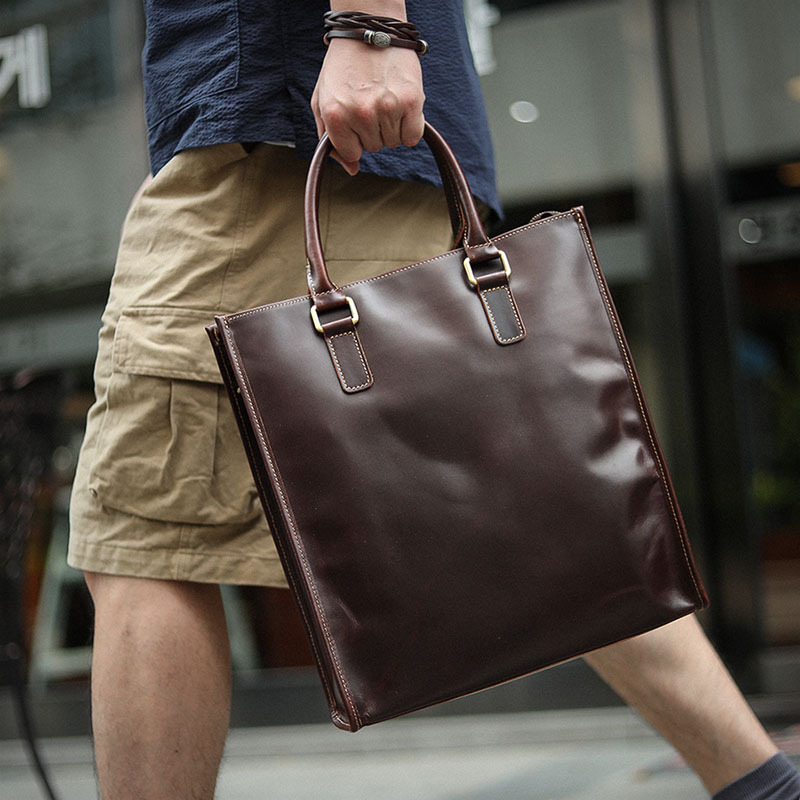 3WAYオイルワックス牛革のショルダーバッグ-ST309800BD