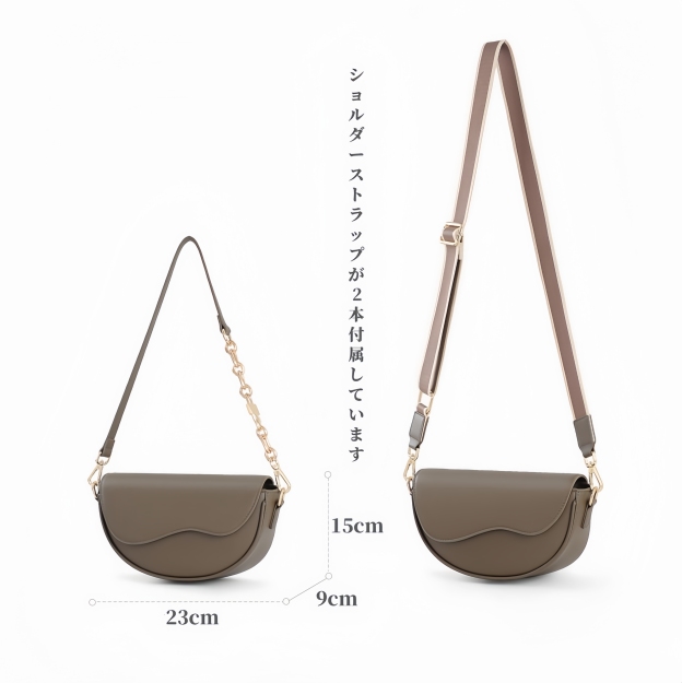 新発売!•コーヒー色•天然牛革ショルダーバッグ• 牛革肩掛けバッグ