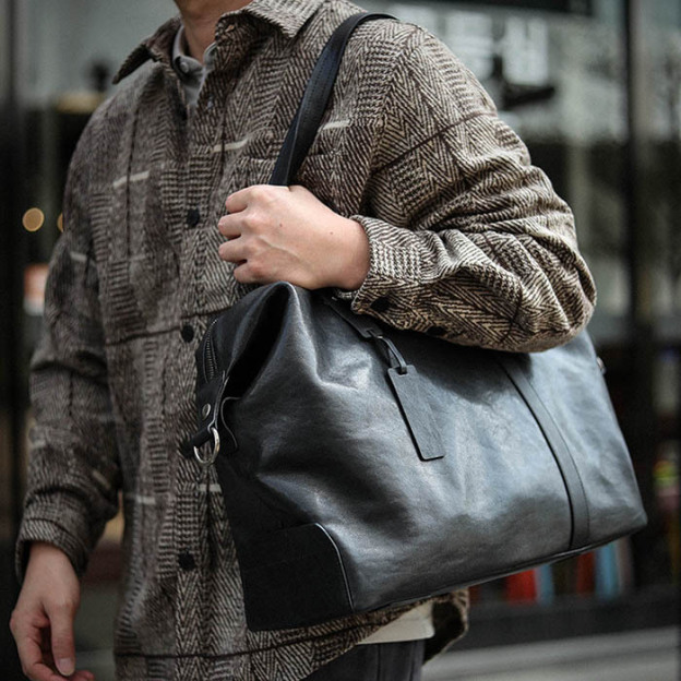 大容量牛革トートバッグ-TT803900HD