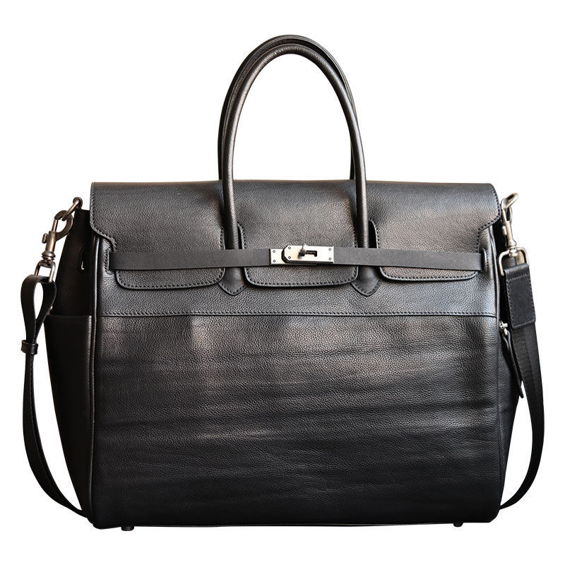 植物タンニン鞣しの天然牛革ハンドバッグ、ショルダ一 -ST5089201HD