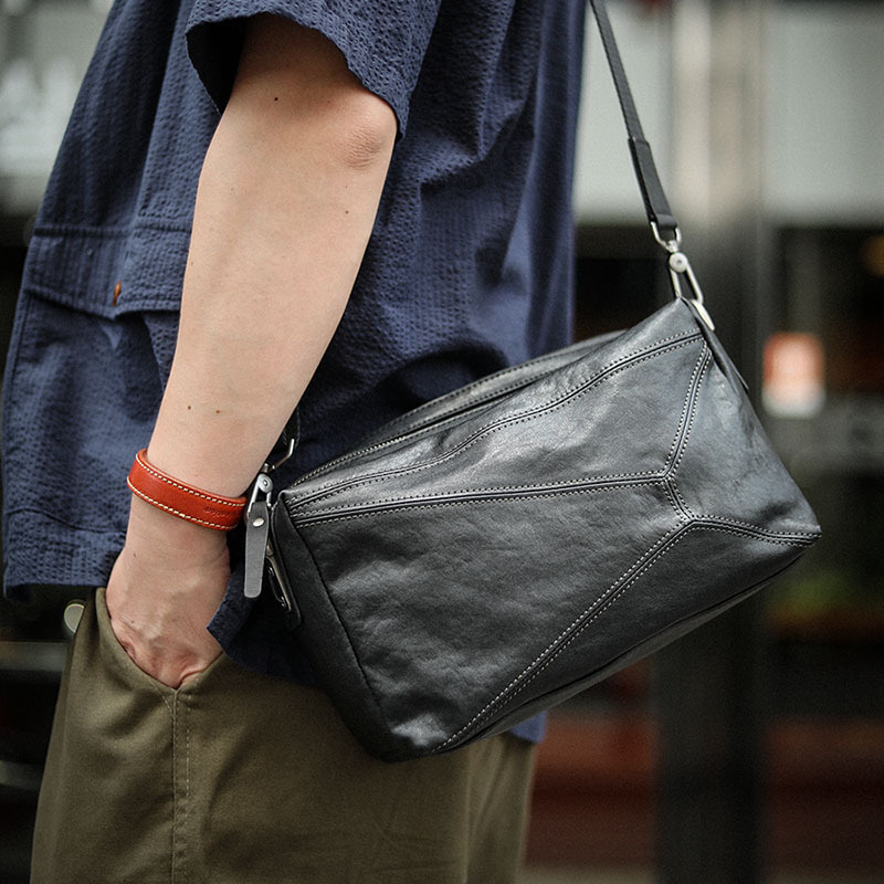 天然牛革斜めショルダーバッグ-XK3049356HD