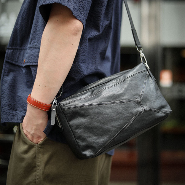 天然牛革斜めショルダーバッグ-XK3049356HD