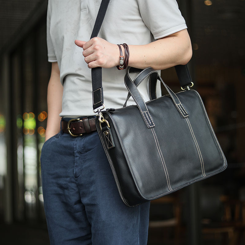 天然植物タンニン鞣しの牛革のレトロなハンドバッグST3056765HD