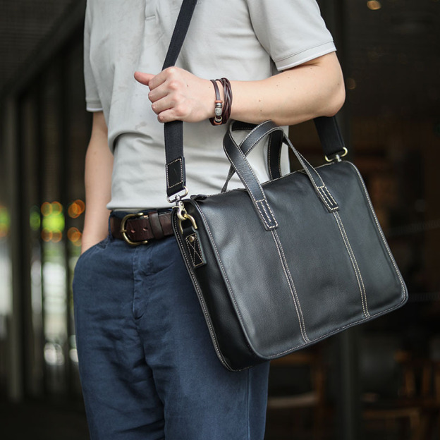 天然植物タンニン鞣しの牛革のレトロなハンドバッグST3056765HD