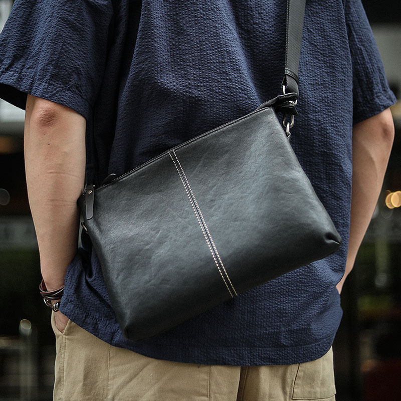 植物タンニン鞣しの天然牛革製単肩斜ショルダーバッグ/本革手包XK3069787HD