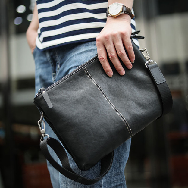 植物タンニン鞣しの天然牛革製単肩斜ショルダーバッグ/本革手包XK3069787HD