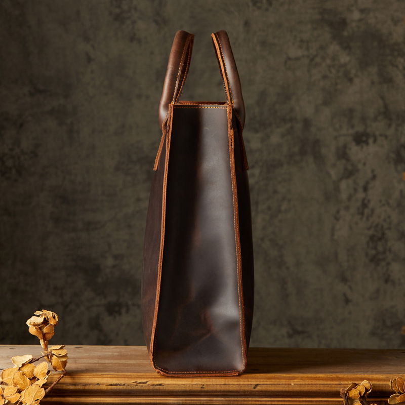 牛革のビジネスハンドバッグ|シングルショルダー・クロスボディ