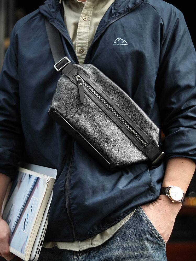 天然牛革単肩斜ショルダーバッグ-XK2058661HD