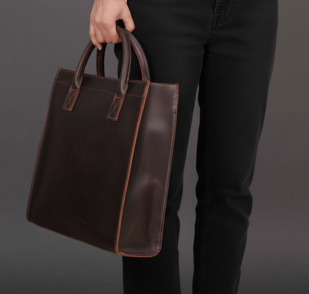 牛革のビジネスハンドバッグ|シングルショルダー・クロスボディ