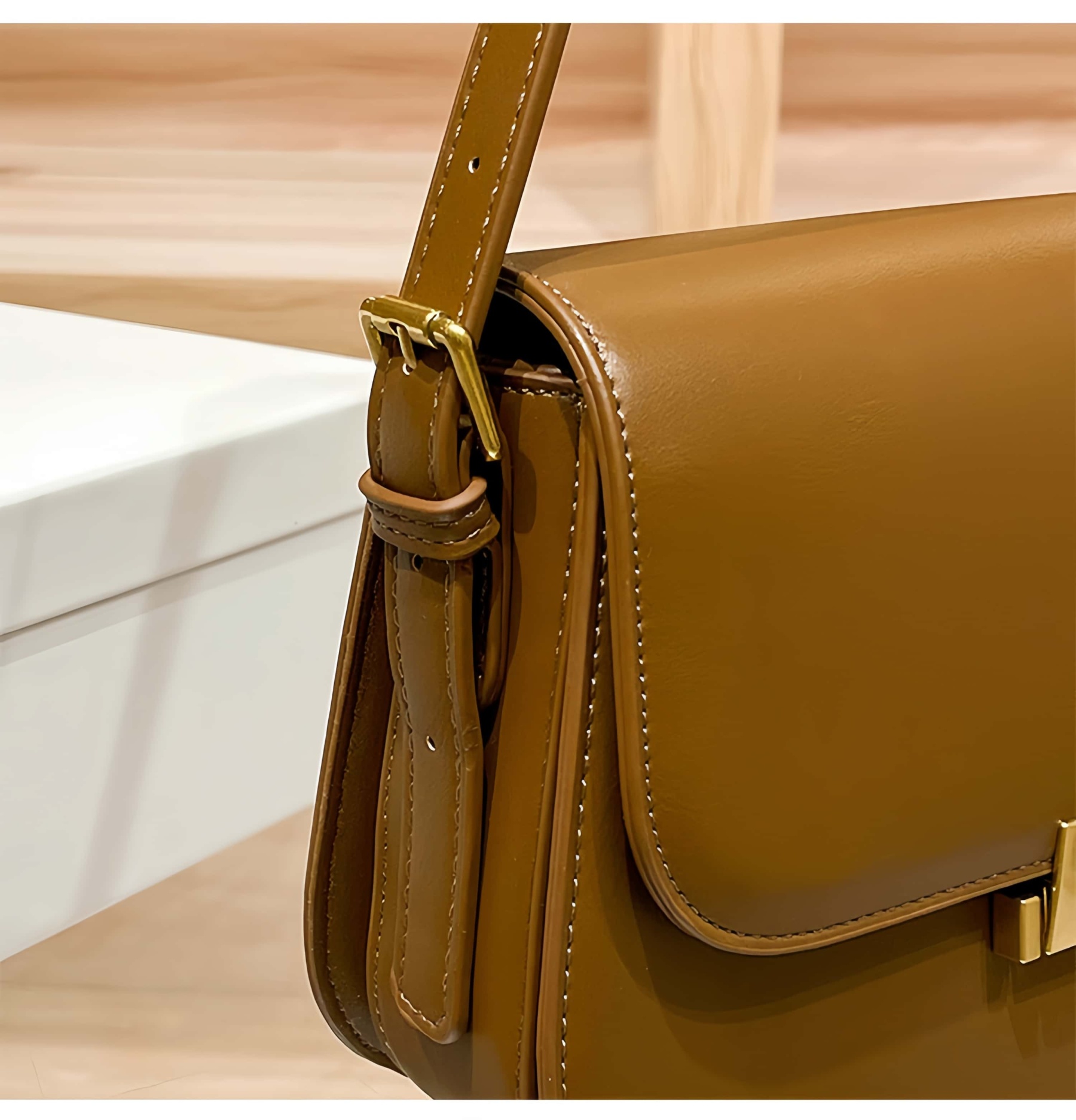 新作！•4色•天然牛革ショルダーバッグ• 牛革肩掛けバッグ