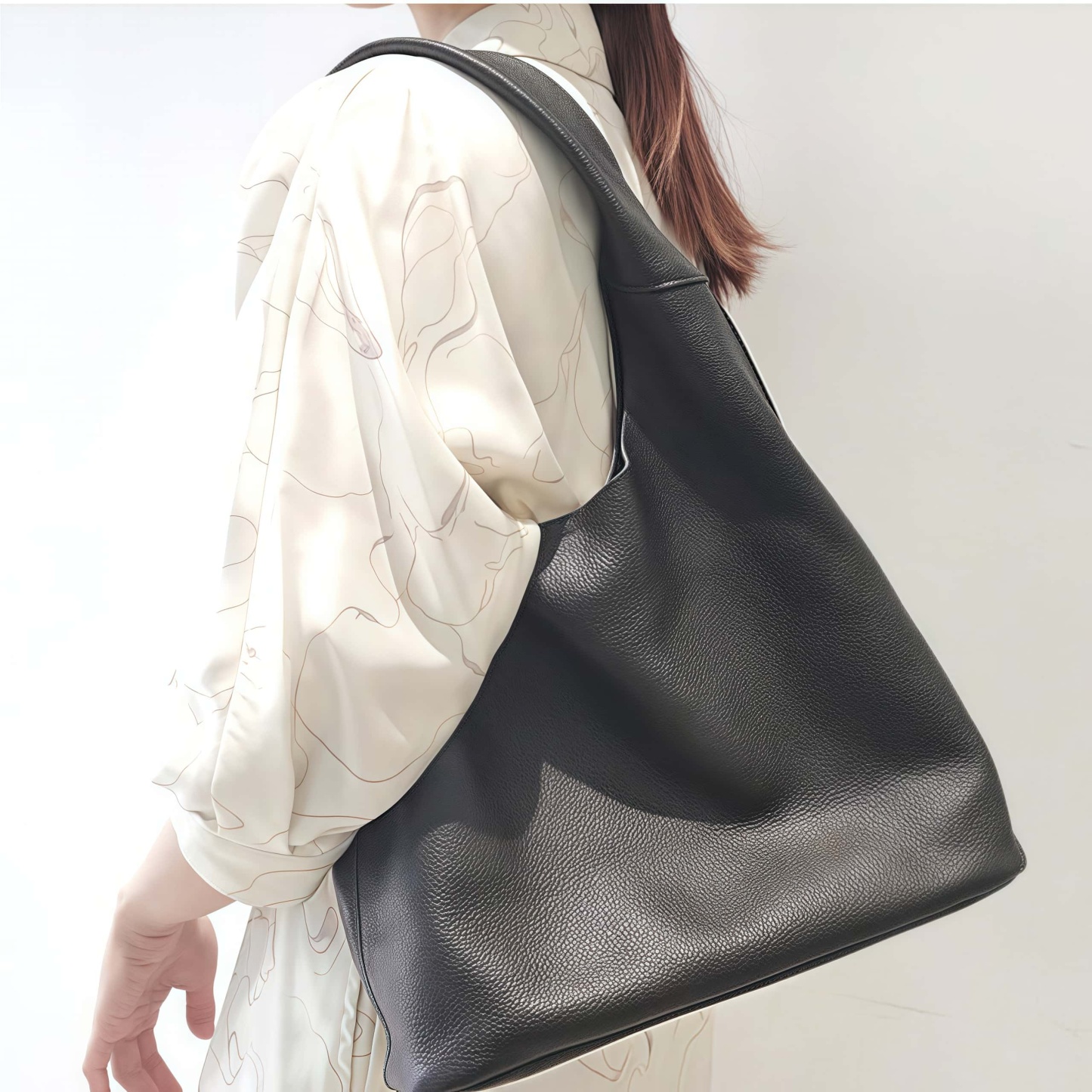 牛革トートバッグ|本革ハンドバッグ|四季を通じて