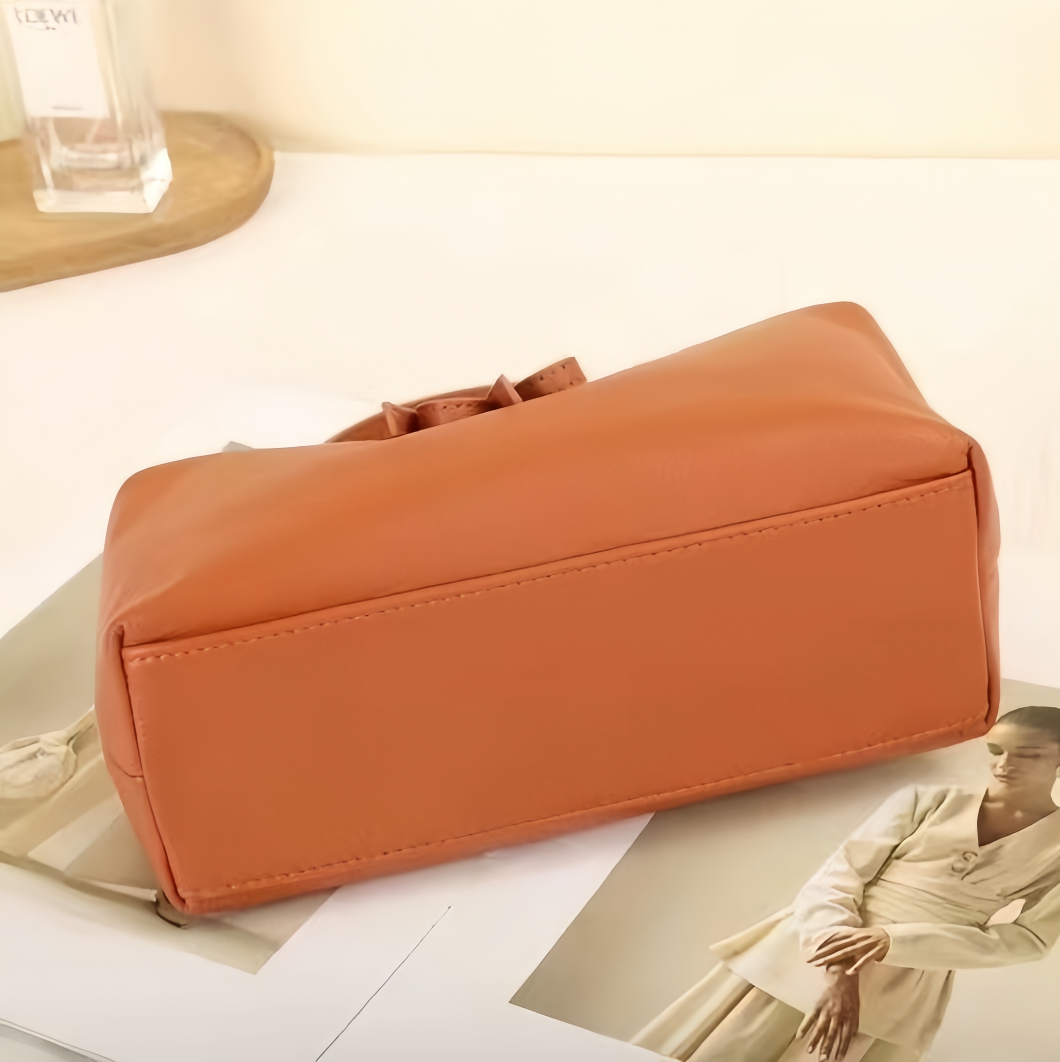 優雅な雰囲気 ! •3WAY•7色•天然牛革ハンドバッグ•牛革ショルダーバッグ