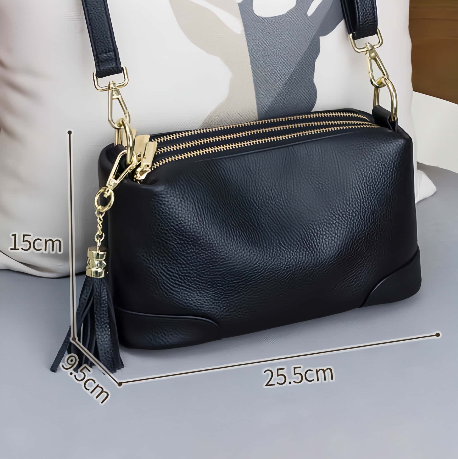 4色|斜め掛けバッグ|牛革斜ショルダーバッグ|肩掛けバッグ