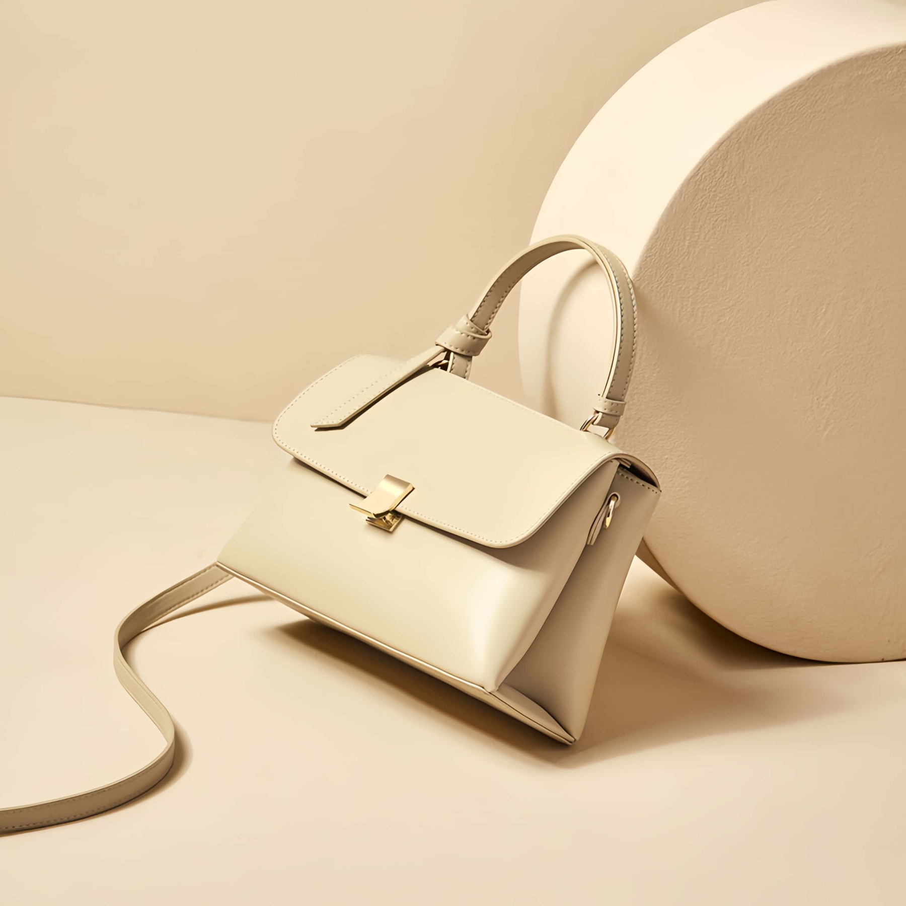 上品な雰囲気が漂う ! |3WAY▪上質で厚手で天然の柔らかい牛革製のハンドバッグ|牛革ショルダーバッグ