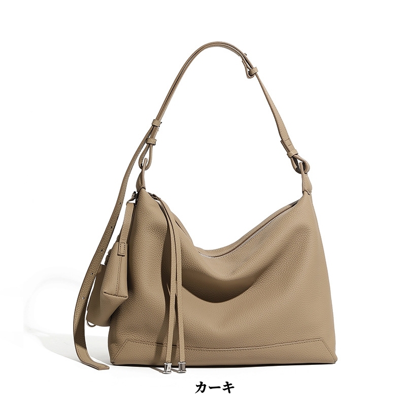 【新作登場】シンプルスタイル 牛革バッグ｜3 通り使い分け可能（ショルダー・クロス・トート）｜ブラジル産上質牛革