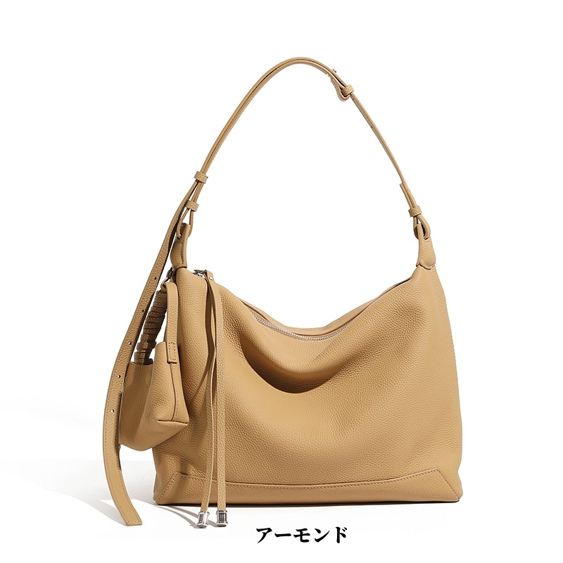 【新作登場】シンプルスタイル 牛革バッグ｜3 通り使い分け可能（ショルダー・クロス・トート）｜ブラジル産上質牛革