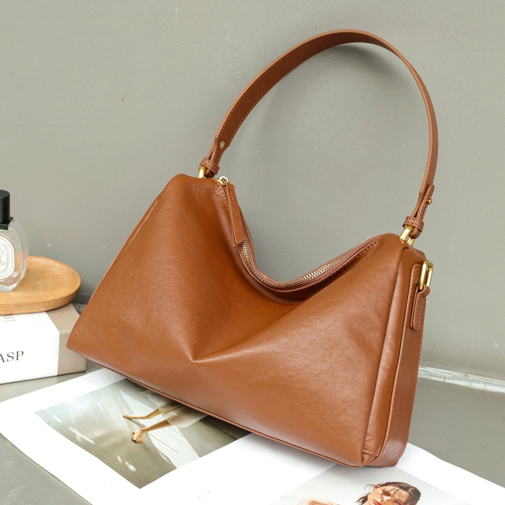 気品！▪3WAY▪高品質な植物鞣し天然牛革ハンドバッグ▪牛革ショルダーバッグ