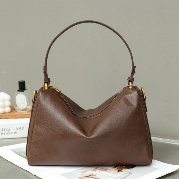 気品！▪3WAY▪高品質な植物鞣し天然牛革ハンドバッグ▪牛革ショルダーバッグ