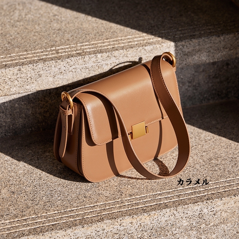 新作！•4色•天然牛革ショルダーバッグ• 牛革肩掛けバッグ