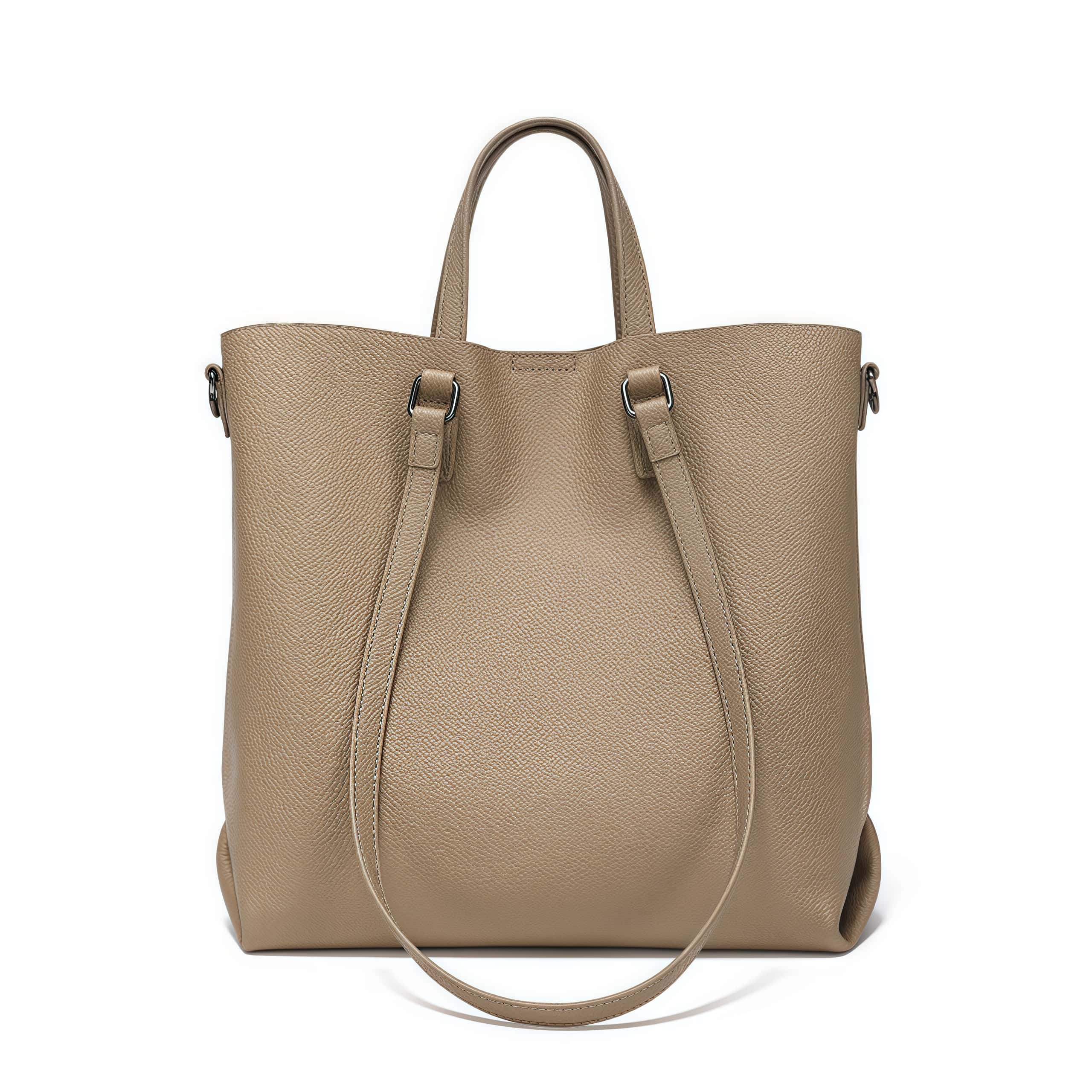 上品なデザインで魅力的！•3WAY•4色•天然の厚みと柔らかさを兼ね備えた牛革ハンドバッグ兼肩掛けバッグ