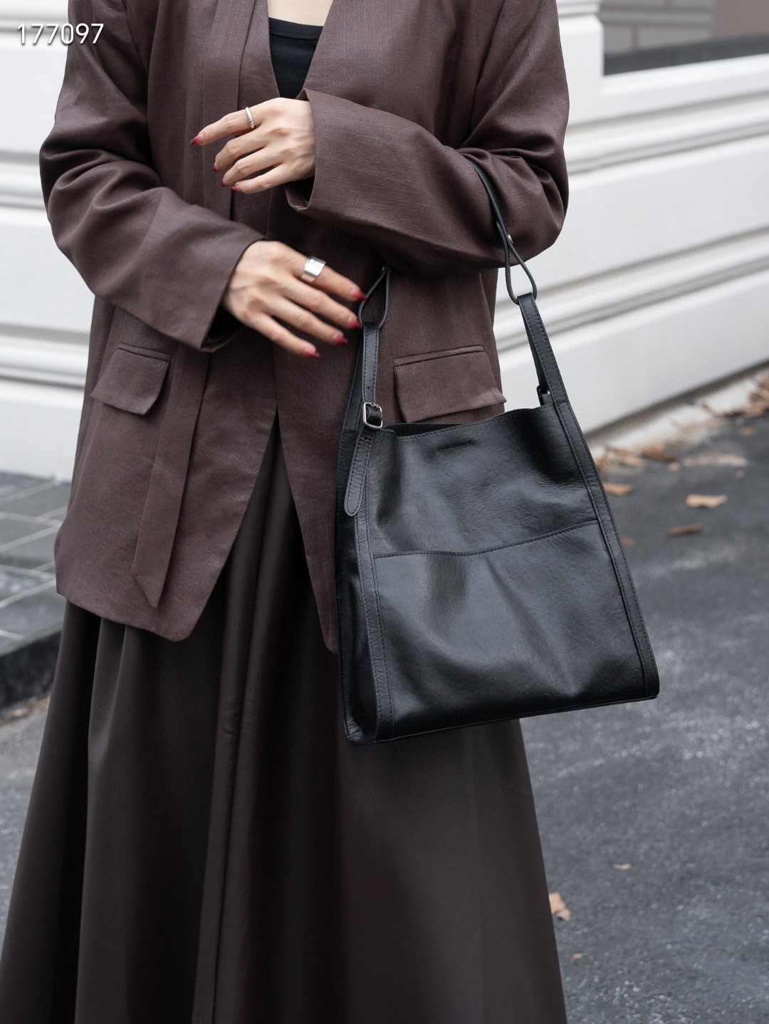 革の質感が素敵！※茶|黒※2色※3WAY※天然牛革ハンドバッグ※ 牛革斜ショルダーバッグ