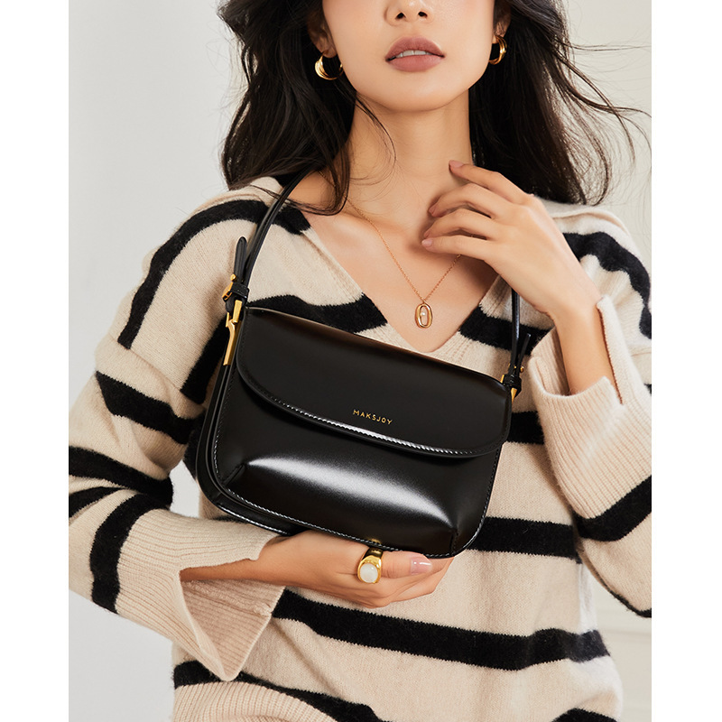 シンプルで素敵！|7色|牛革ハンドバッグ|牛革斜ショルダーバッグ|