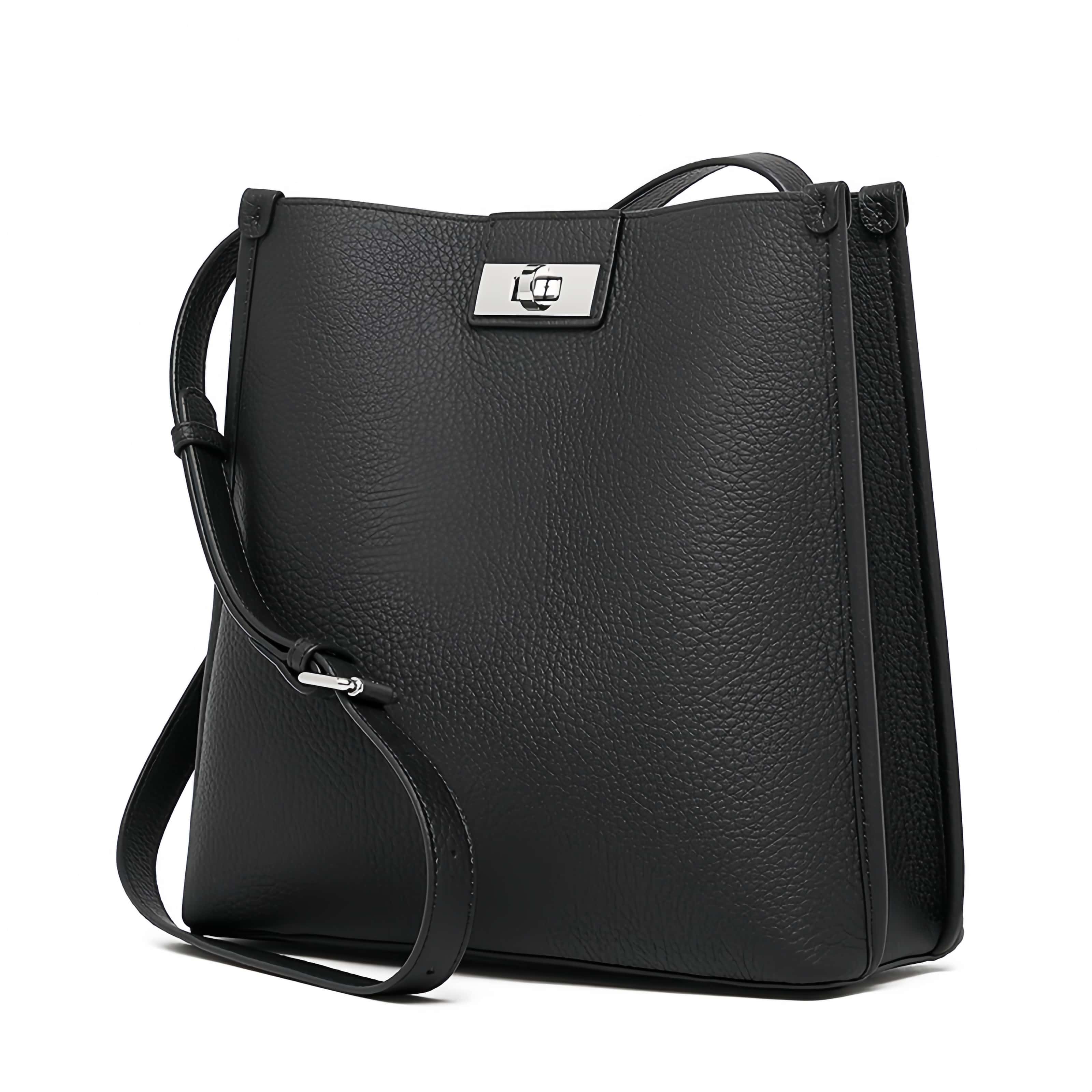 細部まで丁寧 ！|黒|カーキ|天然牛革斜ショルダーバッグ|牛革肩掛けバッグ