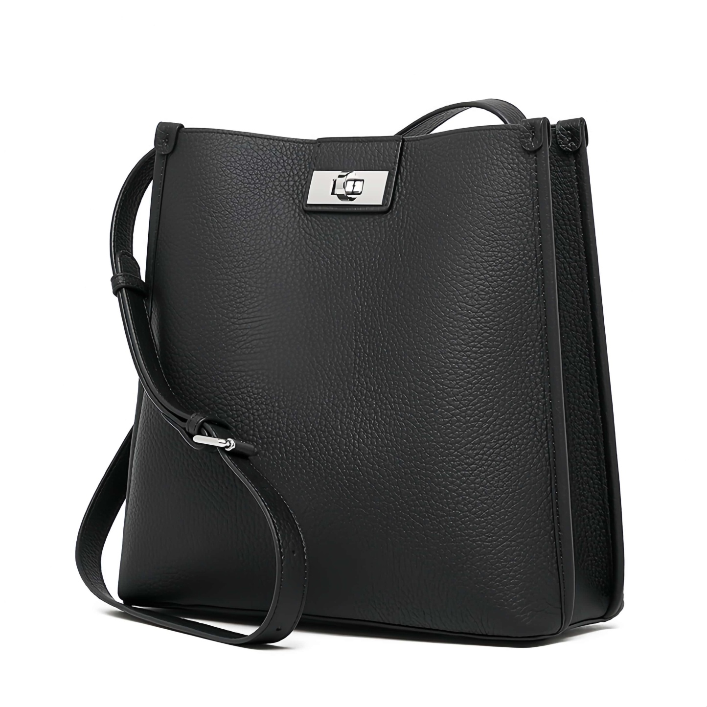 細部まで丁寧 ！|黒|カーキ|天然牛革斜ショルダーバッグ|牛革肩掛けバッグ