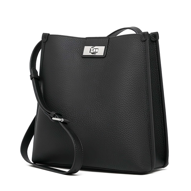 細部まで丁寧 ！|黒|カーキ|天然牛革斜ショルダーバッグ|牛革肩掛けバッグ