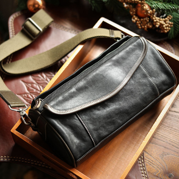 植物タンニン鞣しの天然牛革斜ショルダーバッグ、クラッチバッグXK3086521HD