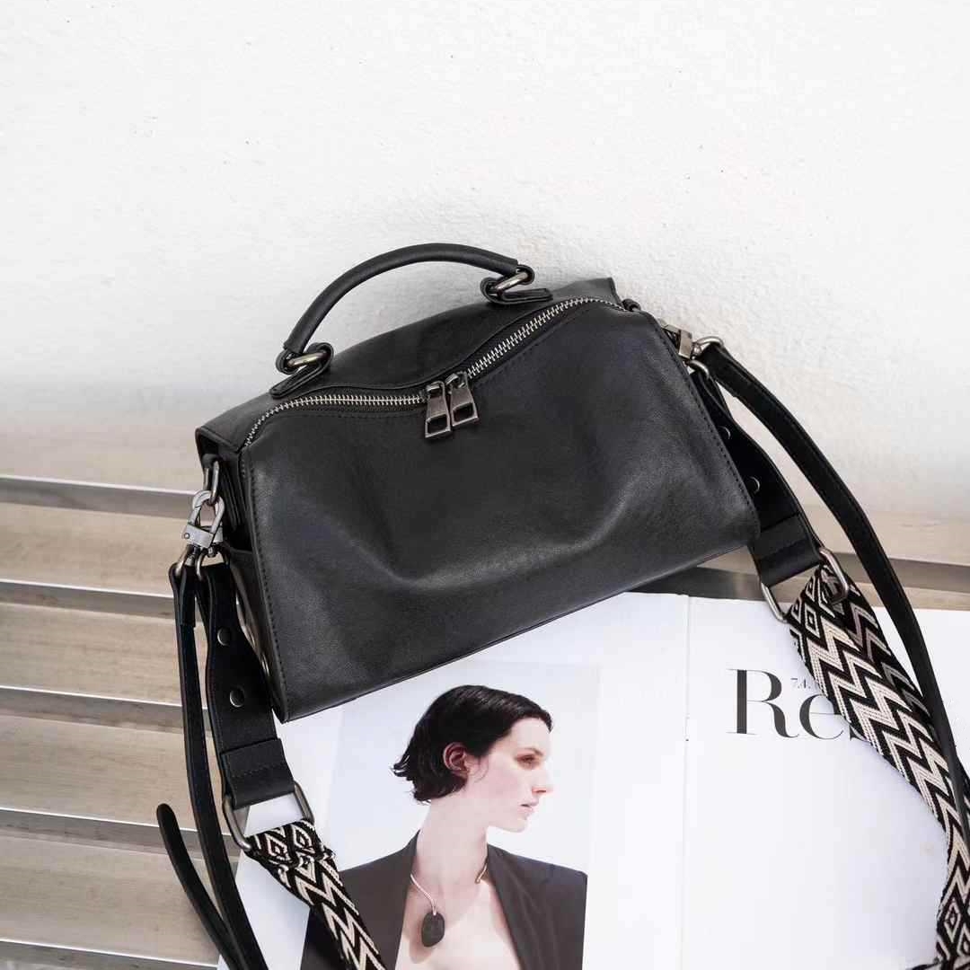 ▪黒|茶▪3WAY▪天然牛革ハンドバッグ▪牛革ショルダーバッグ