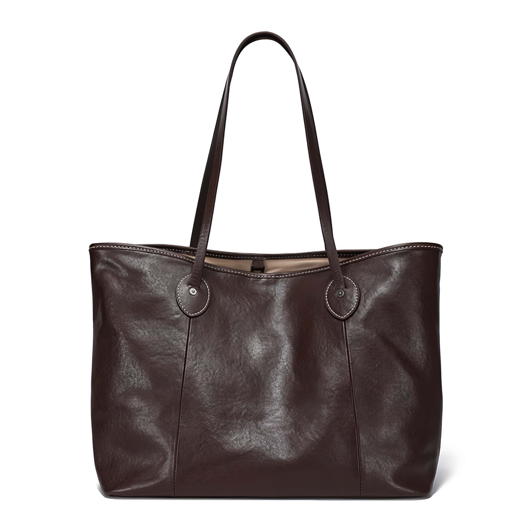 夏の新作 ！•上品•黒|茶•天然牛革ハンドバッグ•牛革トートバッグ