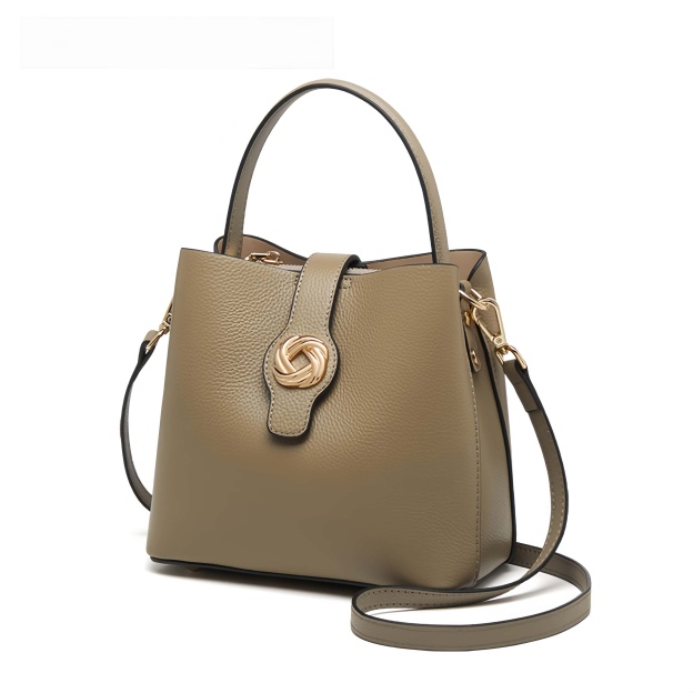 高級感 ！•黒|カーキ|ベージュ|•3色•天然牛革ハンドバッグ•牛革ショルダーバッグ